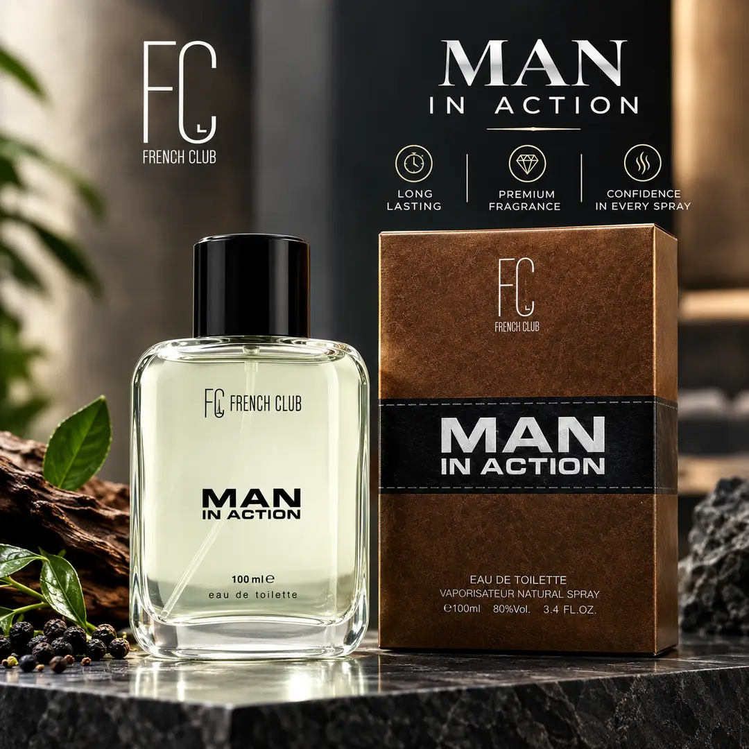 Man in action premium long lasting perfume